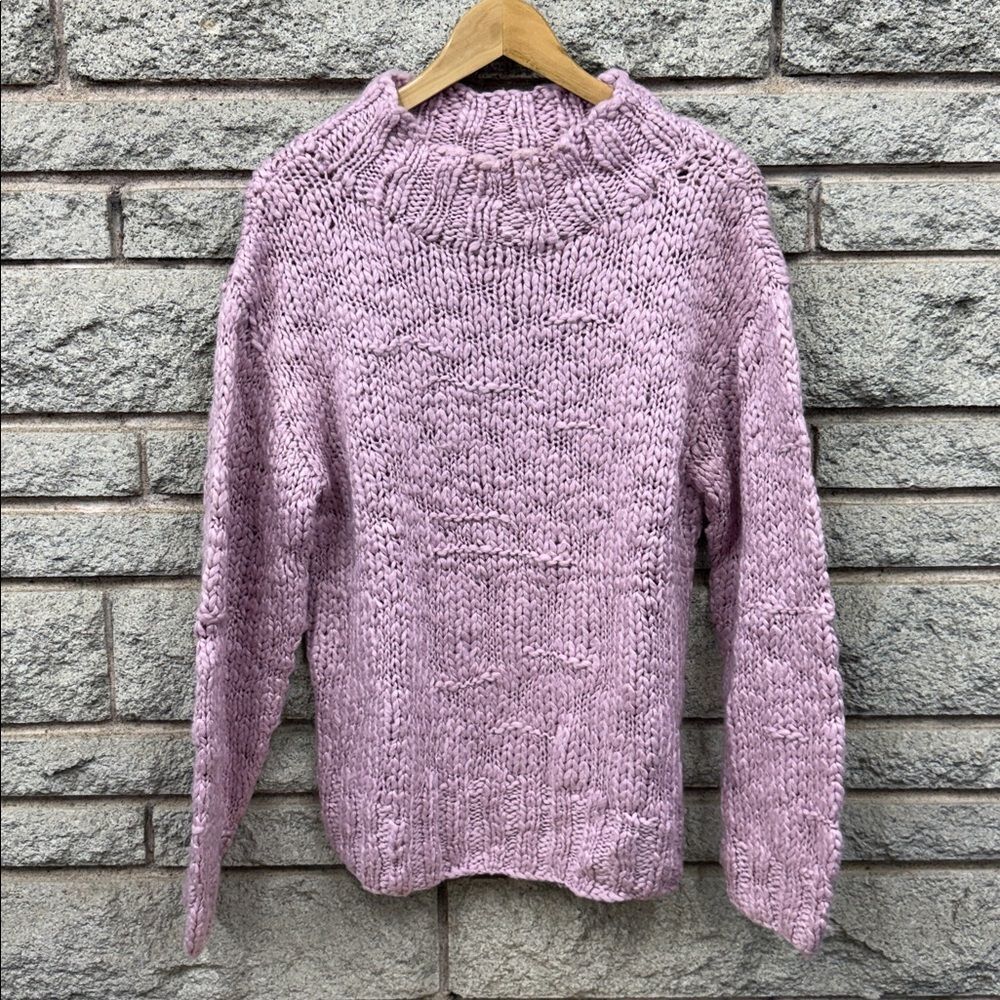 Vintage Valenti Cozy Lilac Women's Sweater Sz XL